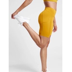 Athleta Bike Shorts with Side Pockets